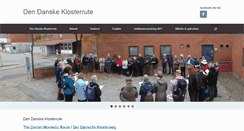 Desktop Screenshot of klosterruten.dk